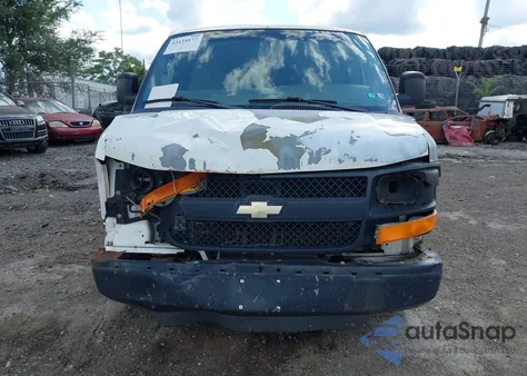 2011 Chevrolet Express 2500 Work Van from USA, damaged, VIN 1GCWGFCA2B1162013